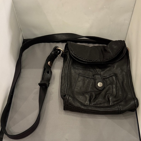 Lucky Brand Charcoal lamb Leather Bag - Picture 1 of 11